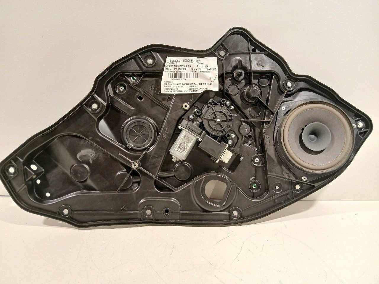 Raammechaniek elektrisch links achter Alfa Romeo Giulietta, Onderdelen@venauto.nl, Van der Ven Autorecycling B.V., Gebruikt, Ettenseweg 76, 4706 PB Roosendaal, The Netherlands