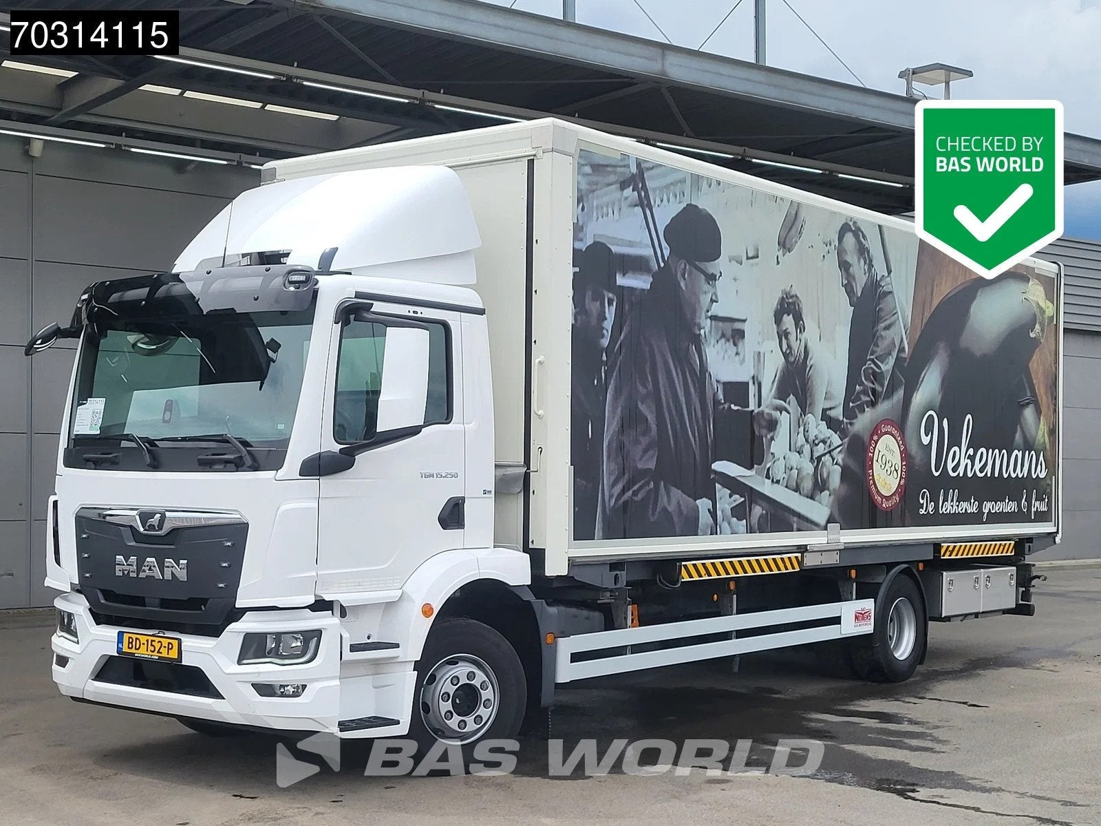 MAN TGM 15.250 4X2 42.000 kms! 15 tons marktwagen BDF Automa, Automaat, Euro 6, LED verlichting, MAN