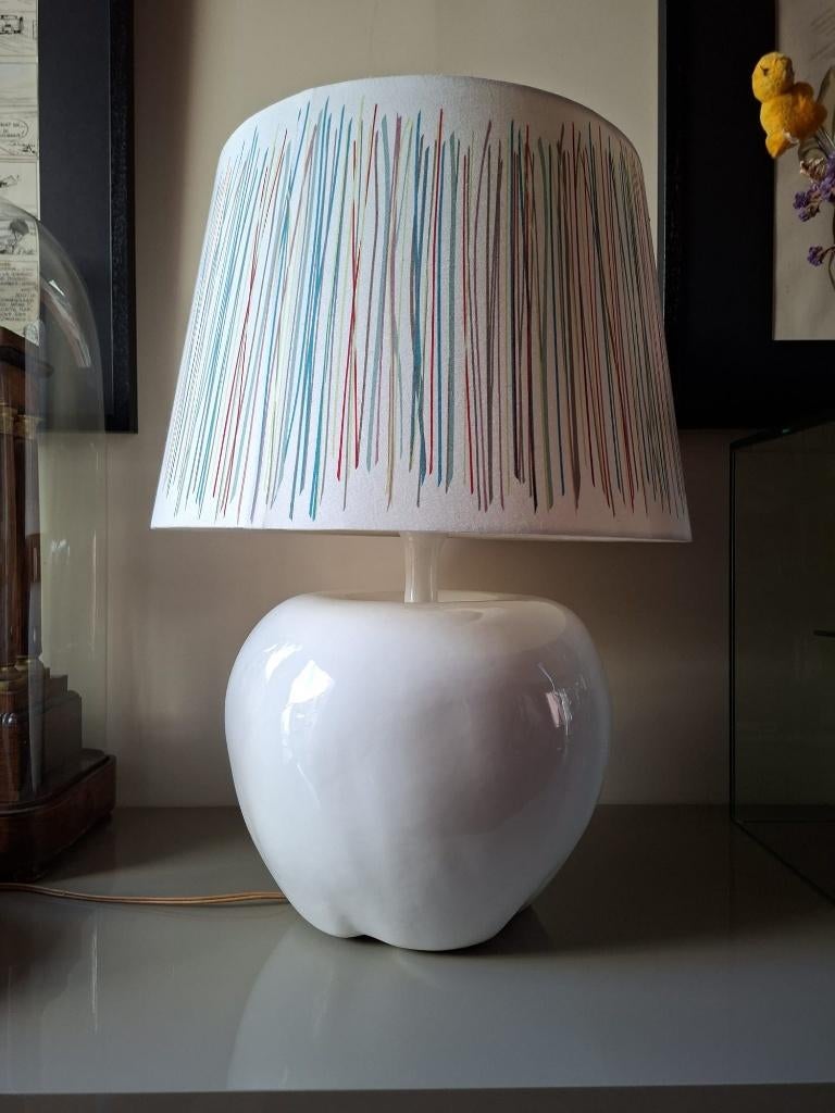 Lampe pomme en céramique, Italie, années 70, Enlèvement ou Envoi