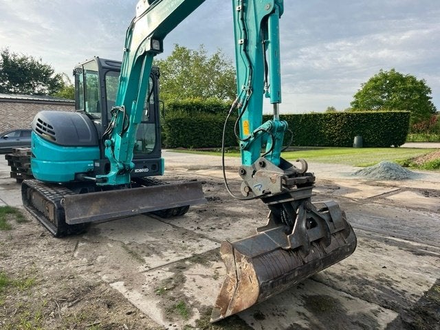 mini-graver Kobelco, Ophalen, Graafmachine