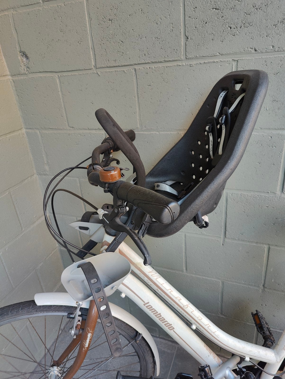 Yepp fietsstoeltje voorzitje stuur, Fietsen en Brommers, Ophalen, Gebruikt, Voorzitje, Voetsteuntjes