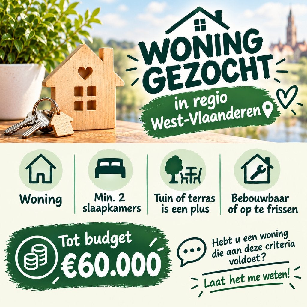 Te koop woning gezocht