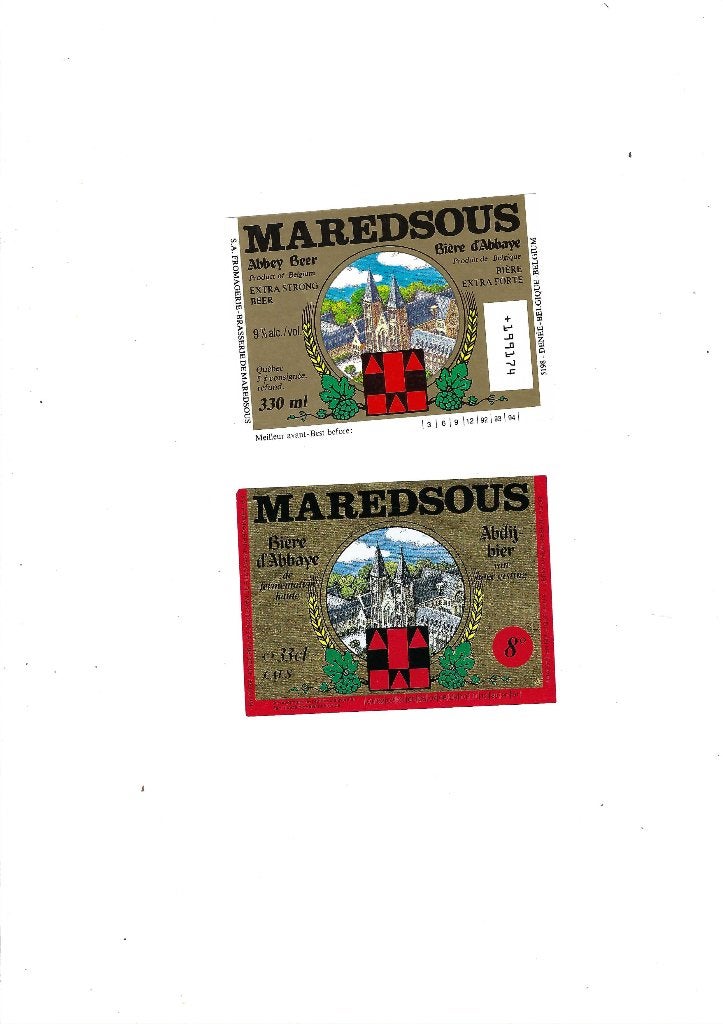 Maredsous  Bière d'Abbaye, Envoi, Neuf
