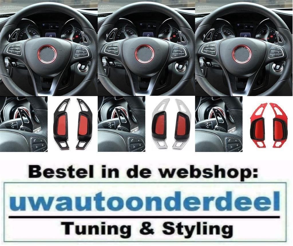 Aluminium Flippers Extention DCT Voor Mercedes A Klasse W176, Envoi
