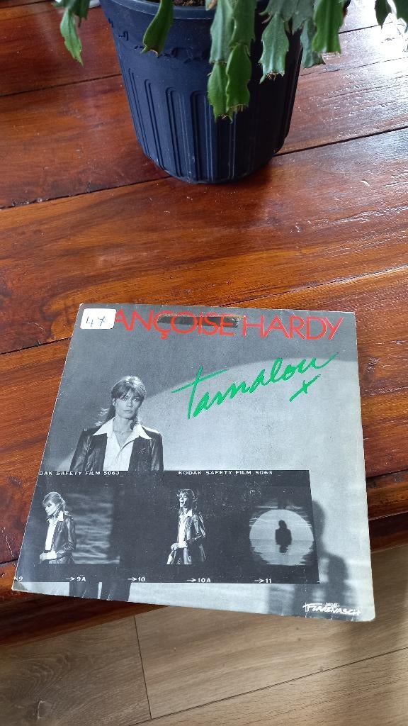 Vinyl (45t) francoise hardy "tamalou", Ophalen, 1980 - 1989, Gebruikt
