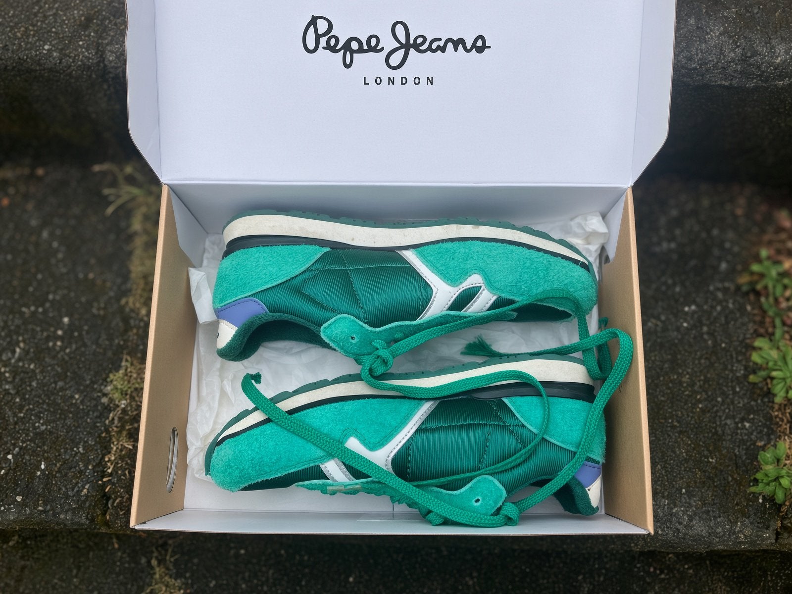 Baskets vertes marque Pepe jeans taille EU 38 - utilisation, Enlèvement ou Envoi, Sneakers et Baskets, Vert, Porté