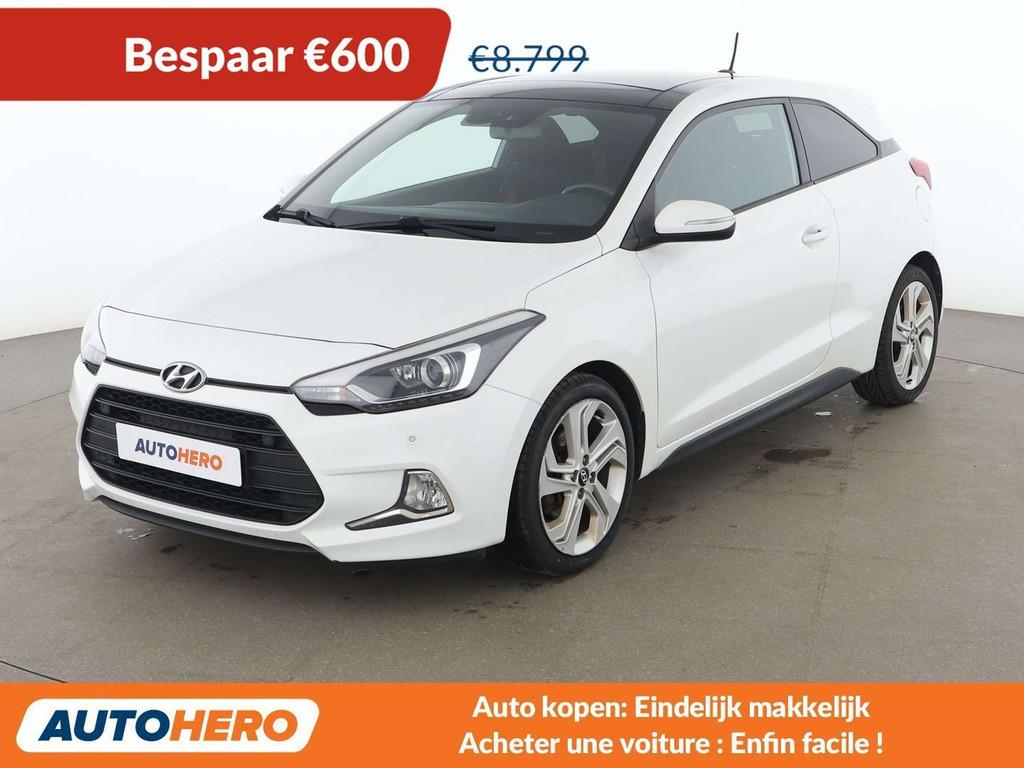 Hyundai i20 1.4 CRDi Comfort (bj 2017), Auto's, Hyundai, Voorwielaandrijving, Stof, Gebruikt, Zwart