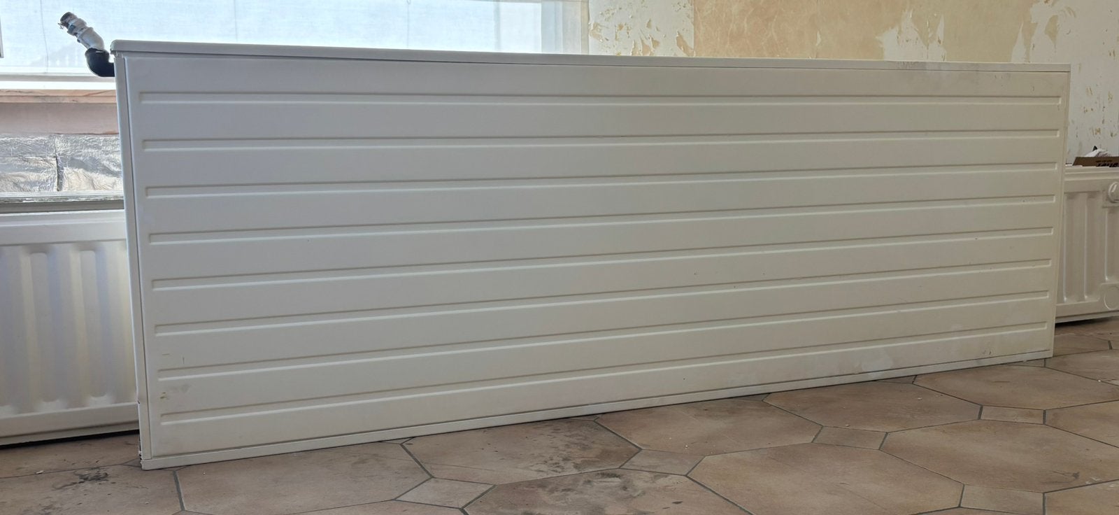 Radiateur (180 x 62 x 7 cm) - Avec thermostat et supports, Enlèvement, Utilisé, 150 cm ou plus, Radiateur