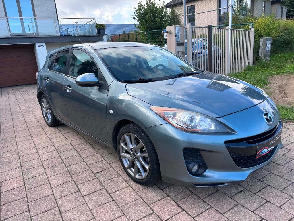 mazda 3 diesel van 2013, Auto's, Euro 5, 1600 cc, Elektrische ramen, Zilver of Grijs
