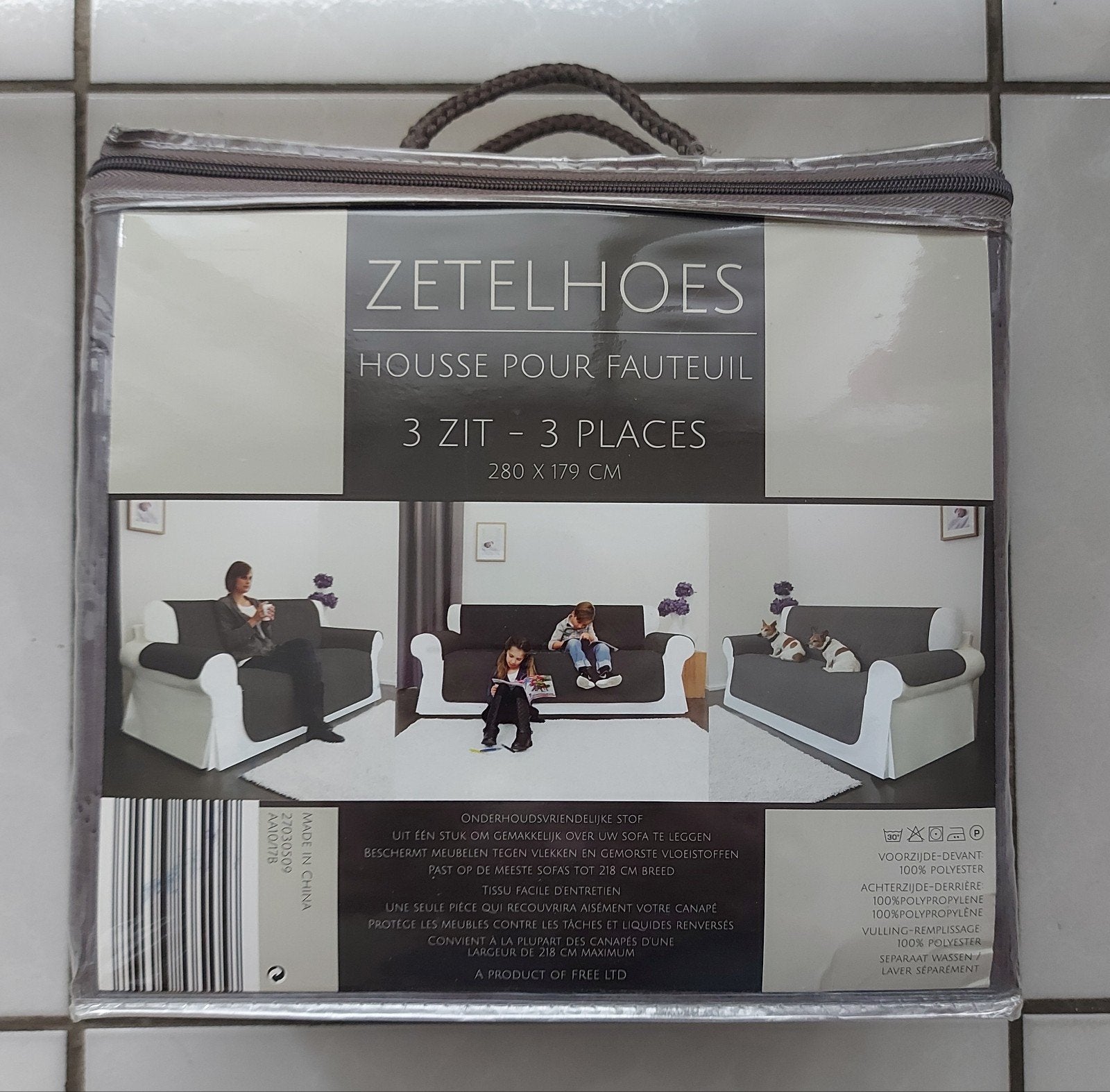 Zetelhoes 3 zit (nieuw), Ophalen