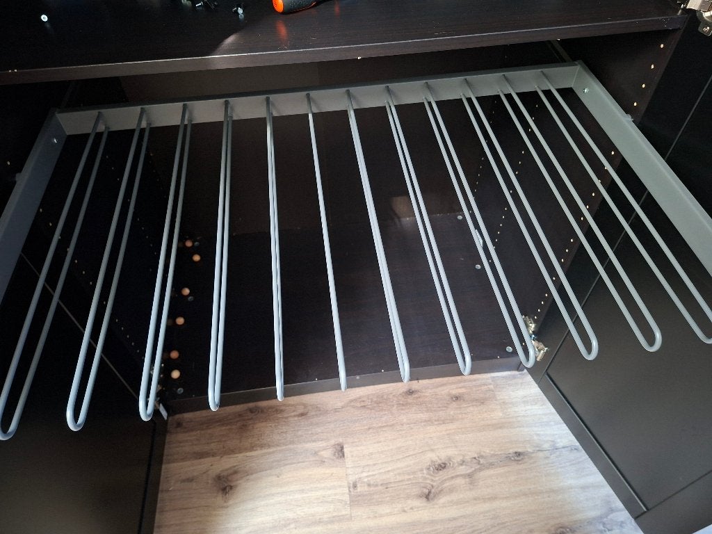 IKEA Komplement broekhouder, Huis en Inrichting, Kasten | Kleerkasten, Ophalen, Gebruikt, 100 tot 150 cm, 100 tot 150 cm