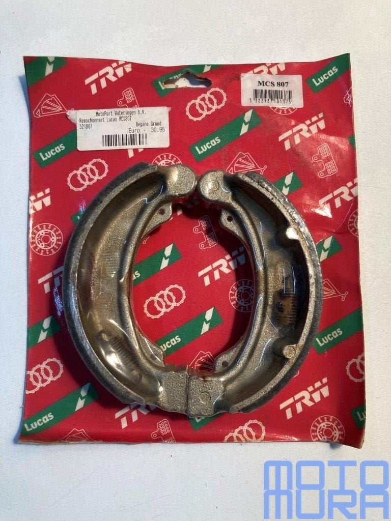 TRW MCS807 remschoenen set Honda CB 250 1978 - 1982 CB 400 C, Motos, Neuf, -, -, -