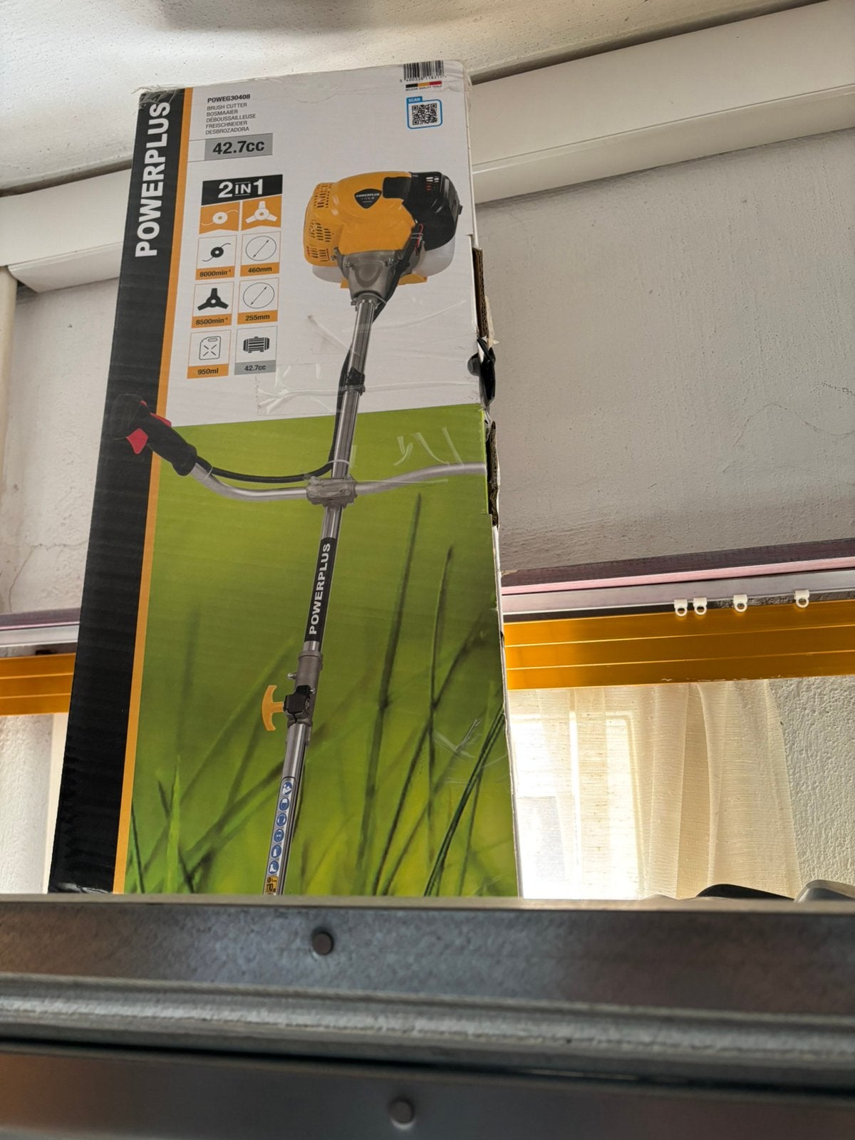 Bosmaaier nieuw POWERPLUS BENZINE, Tuin en Terras, Ophalen, Nieuw, Benzine