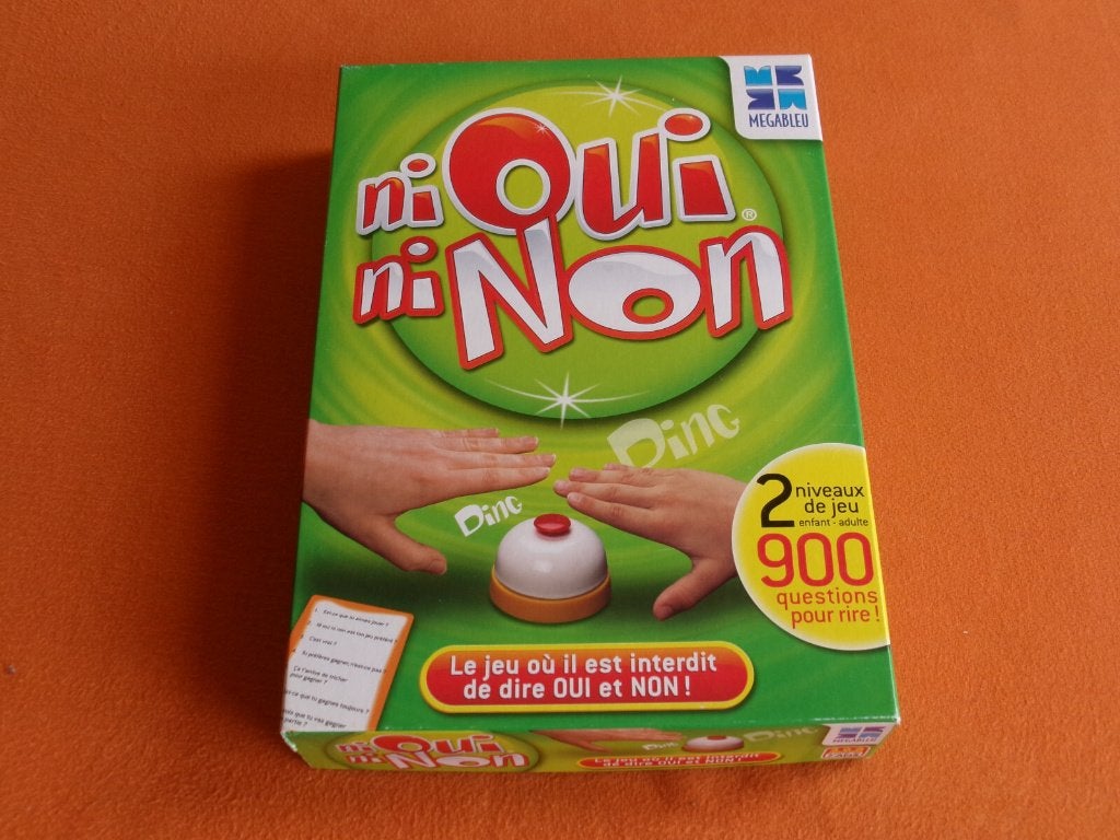 JEU MEGABLEU : * NI OUI, NI NON ! *, Trois ou quatre joueurs, Enlèvement ou Envoi, Utilisé