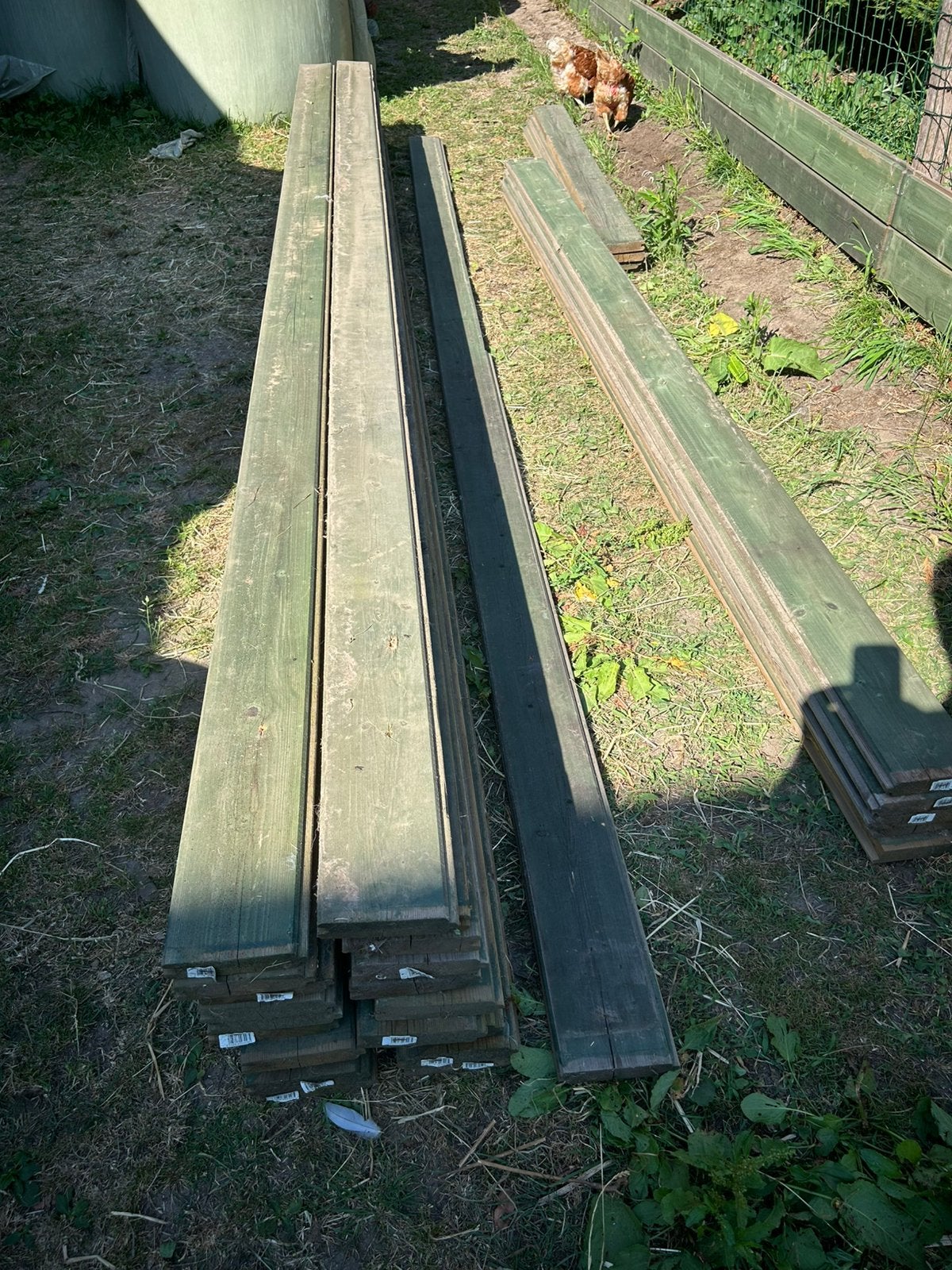 Houten planken, Ophalen, Gebruikt, Planken