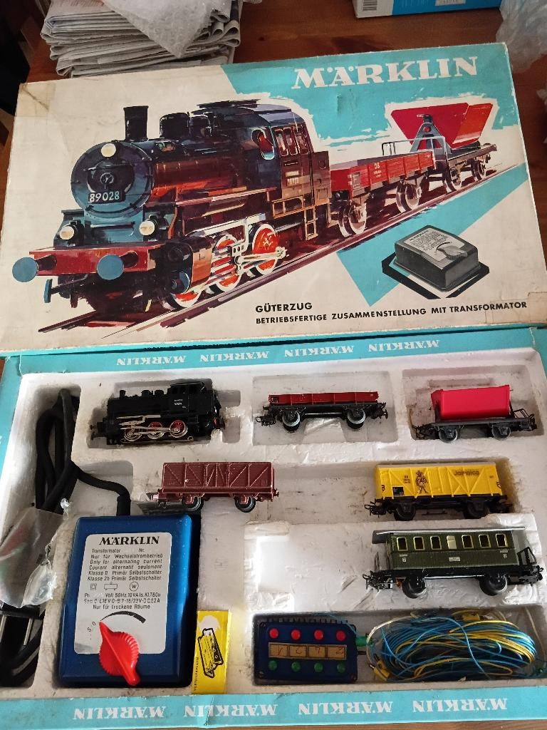 Märklin treinset jaren '60 met rails en tunnel, Enlèvement, Utilisé, Set de Trains, Märklin