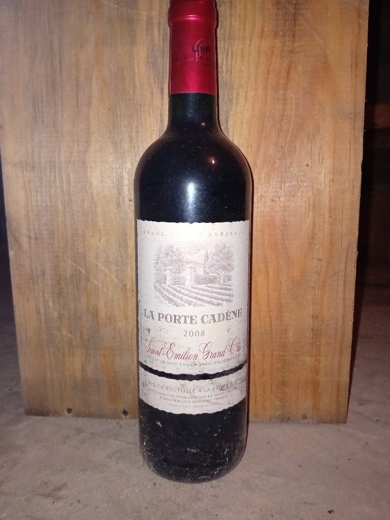 Vin rouge Saint-Émilion Grand Cru La Porte Cadène 2008, Enlèvement, Vin rouge, Pleine