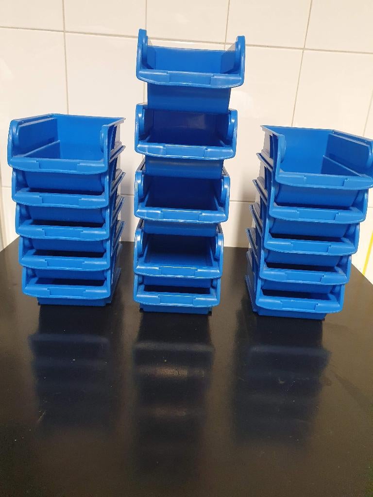 Sorteerbakken stapelbaar groot en klein, Doe-het-zelf en Bouw, Kratten en Dozen, Ophalen, Overige typen, Minder dan 35 cm, Minder dan 50 cm