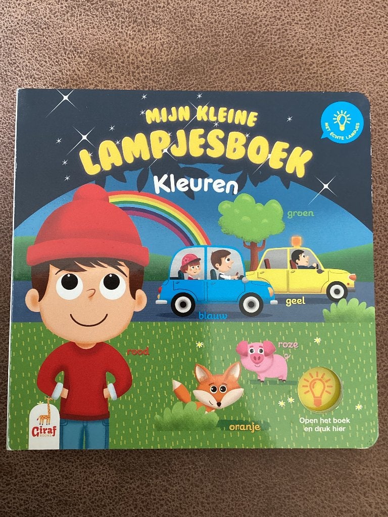 Mijn kleine lampjesboek kleuren, Ophalen of Verzenden, Zo goed als nieuw, 1 tot 2 jaar