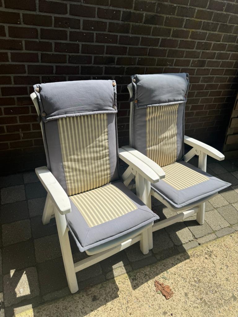 2 tuinstoelen, Enlèvement, Utilisé