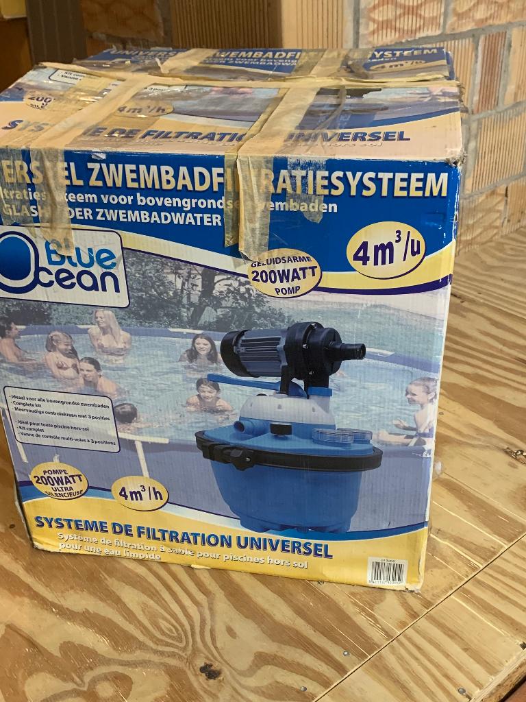 Intel Zwembad 4,57m diameter 91cm hoog en toebehoren, Ophalen, Gebruikt, 80 tot 120 cm, Rond