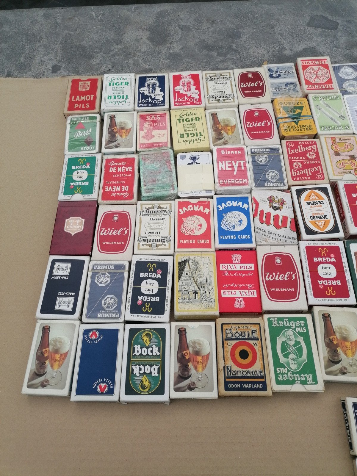 lot speelkaarten meestal van bier, Ophalen of Verzenden, Speelkaart(en)