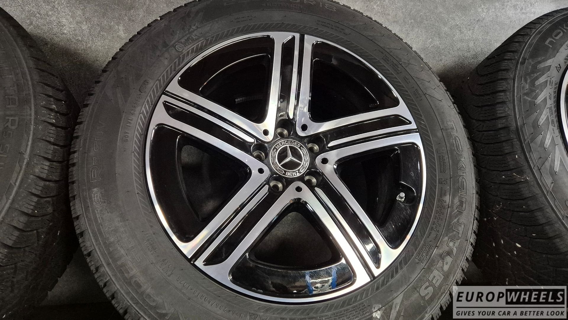 18 inch velgen origineel Mercedes GLC X254 winterbanden, Pneus et Jantes, Pneus hiver, Véhicule de tourisme, -