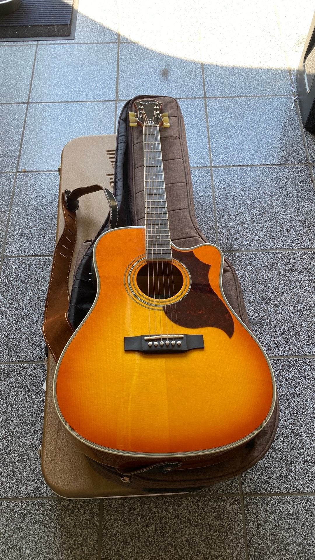 Epiphone FT-350SCE Mini-ETune Electro-Acoustic, Ophalen, Zo goed als nieuw