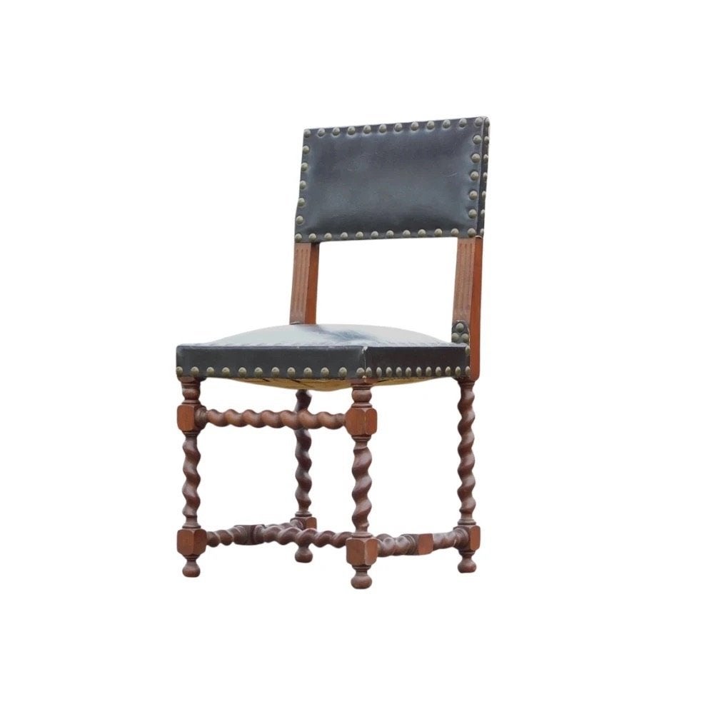 Vintage Barok Kasteel Fauteuil - Antiek, Antiek en Kunst, Antiek | Meubels | Stoelen en Sofa's, Ophalen of Verzenden