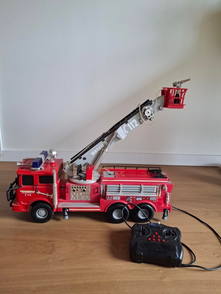 Brandweerwagen speelgoed met afstandbediening, Ophalen, Afstandsbediening