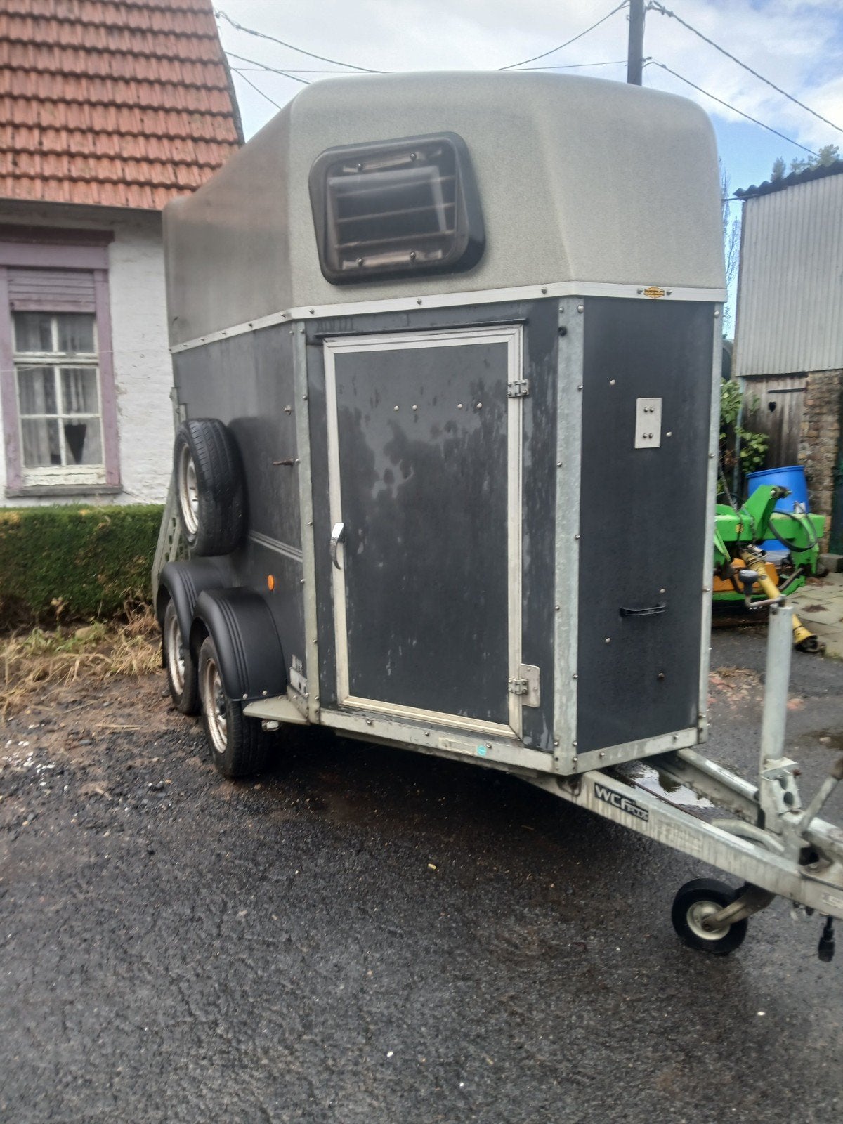 Bockman paardentrailer, Enlèvement, Utilisé, Remorque 2 chevaux