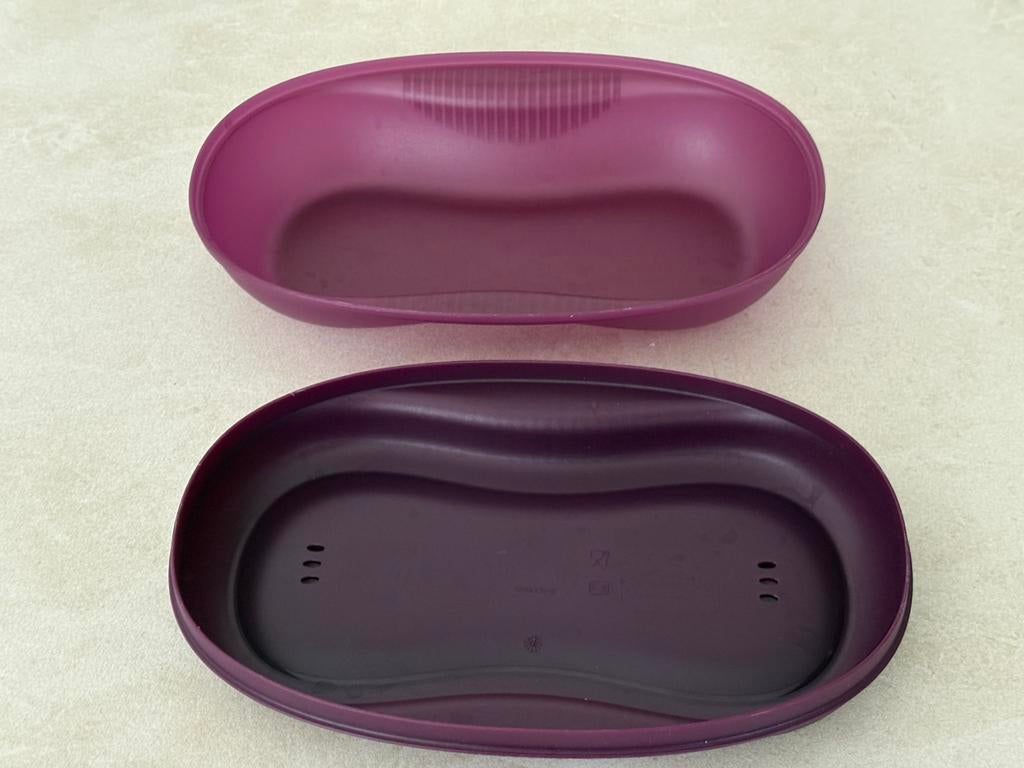 Omeletkoker Tupperware ( zie omschrijving ), Ophalen, Zo goed als nieuw, Paars