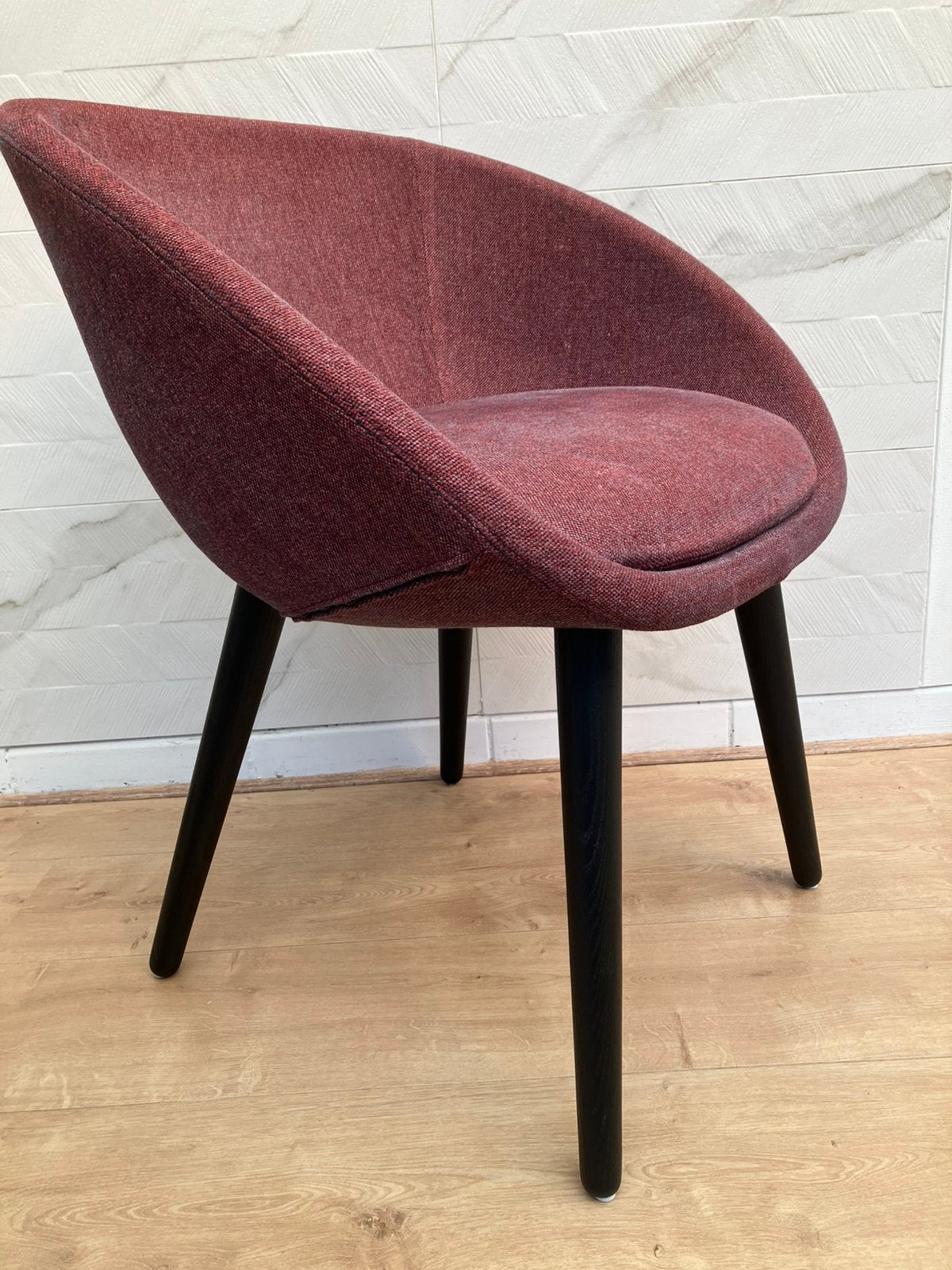4x moooi love chair design by Marcel Wanders (bordeaux), Maison & Meubles, Rouge, Bois, Comme neuf, Enlèvement