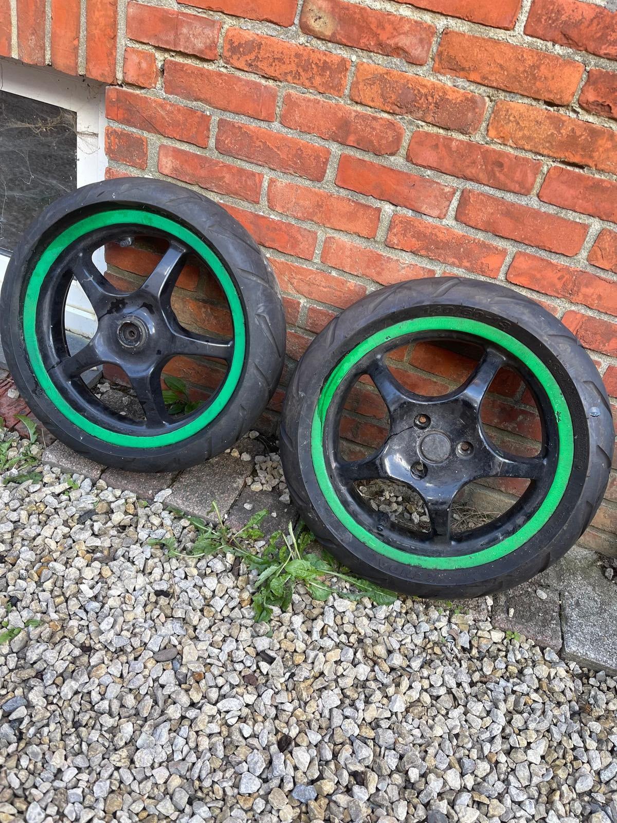 Scooter Velgen met banden in goede staat 100€, Ophalen, Zo goed als nieuw