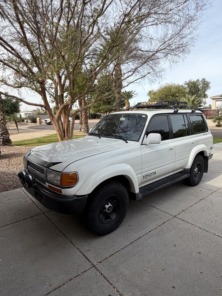 Toyota Landcruiser FZJ80 7pl aut benzine, Auto's, Automaat, Stof, Elektrische ramen, Bedrijf