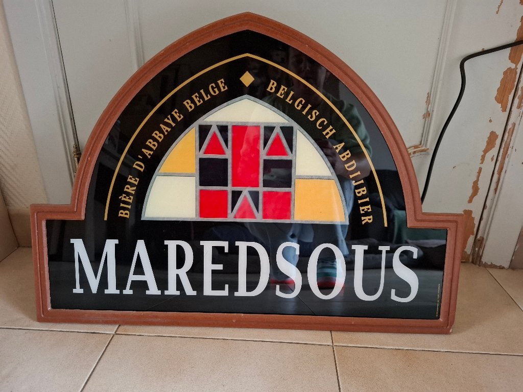 Authentieke lichtreclame Maredsous, Ophalen of Verzenden, Nieuw, Lichtbak of (neon) lamp