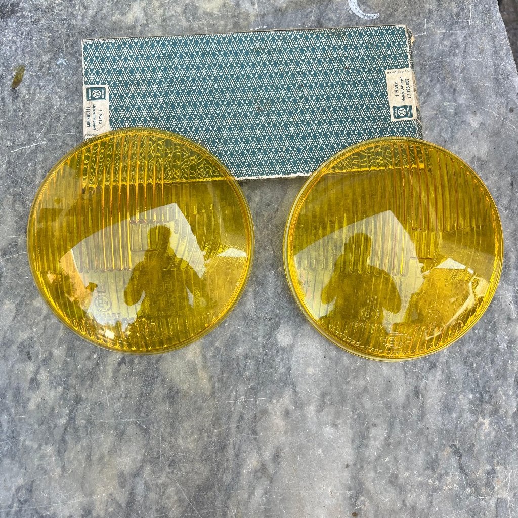VW KG T14 gele koplampglazen, Ophalen of Verzenden, Gebruikt
