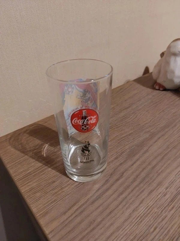 Drinkglas : Coca-Cola / Olympiade Antwerpen 1920, Verzamelen, Ophalen of Verzenden, Zo goed als nieuw, Gebruiksvoorwerp