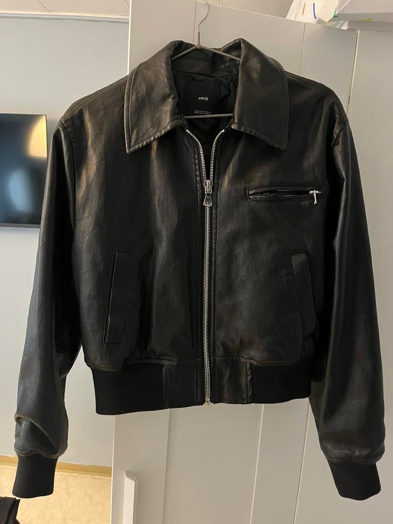 Mango dupe leren jas, Ophalen of Verzenden, Zo goed als nieuw, Maat 38/40 (M)