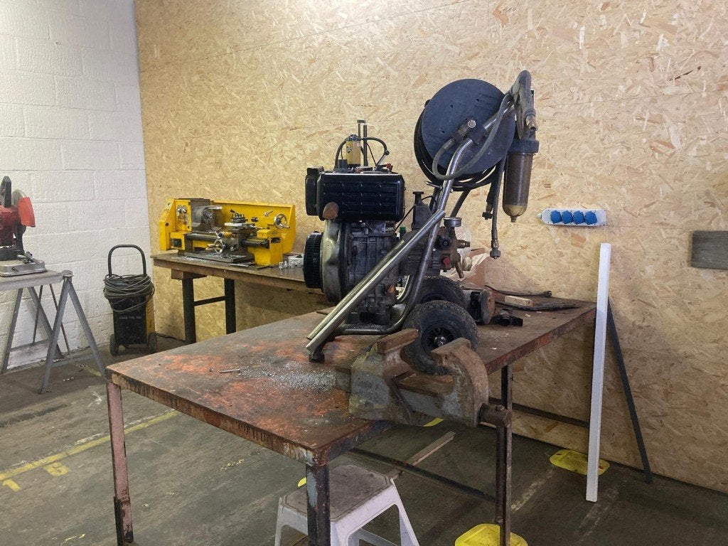 hogedrukreiniger, Doe-het-zelf en Bouw, Reinigingsmachines, Ophalen, Gebruikt