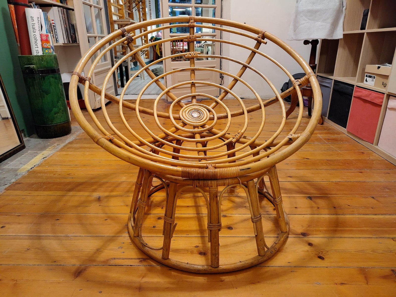Rotan zeteltje, Huis en Inrichting, Stoelen, Ophalen, Gebruikt, Riet of Rotan, Eén