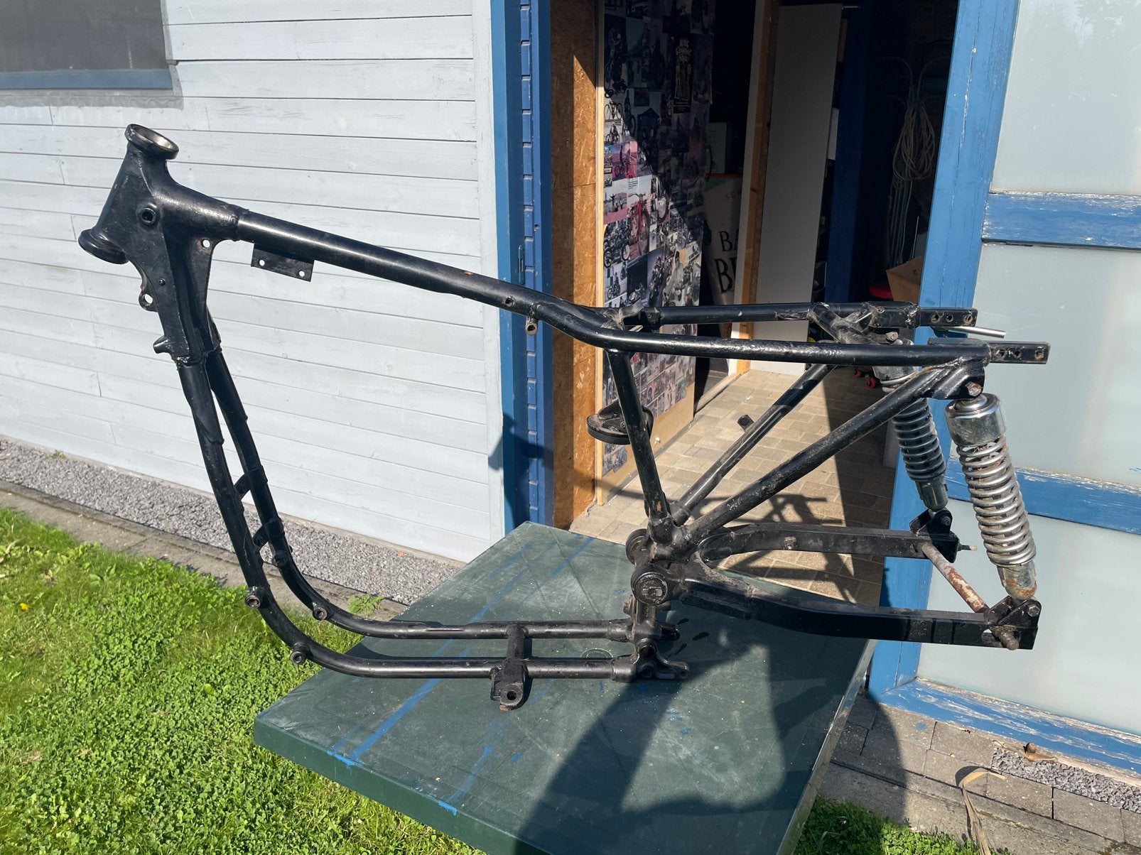 Hd Ironhead frame + papieren, Motos, Enlèvement, Utilisé