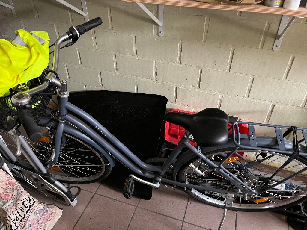Decathlon Stadsfiets 120 laag frame beige, Ophalen, Zo goed als nieuw, Overige merken, Versnellingen