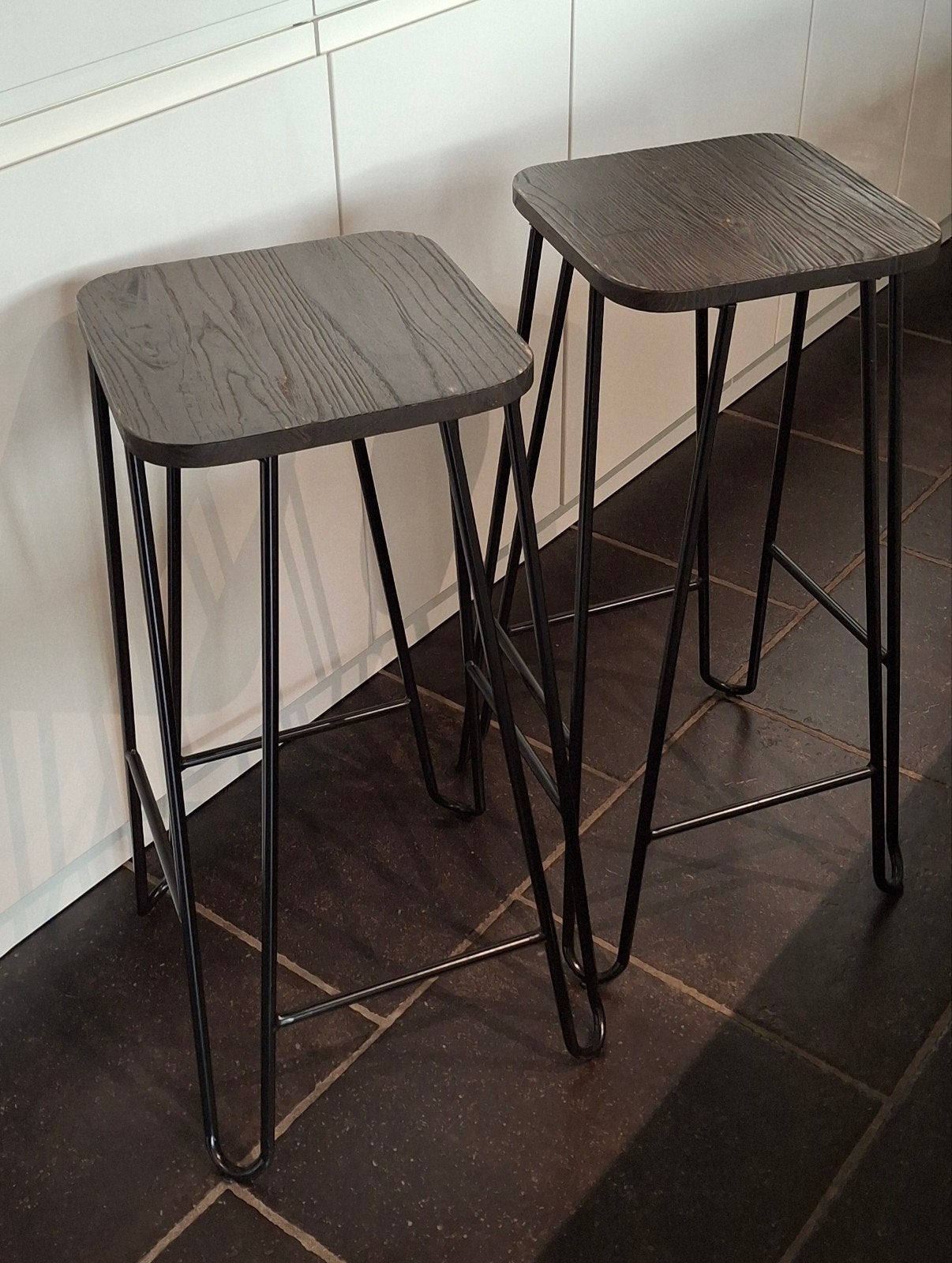 Tabourets pour table haute, Maison & Meubles, 2 tabourets, Enlèvement