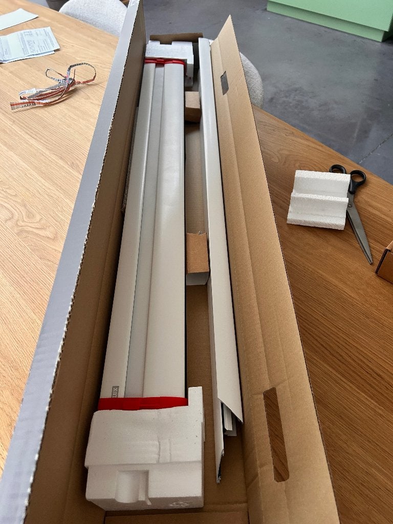 Store velux occultant solaire blanc à télécommande, Neuf, Autres marques, 114 cm, Store enrouleur duo