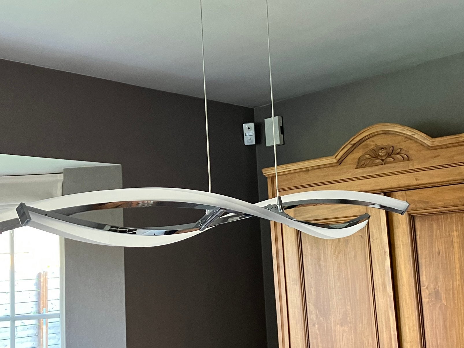 Hele mooie design hanglamp., Huis en Inrichting, Ophalen, Gebruikt, Modern