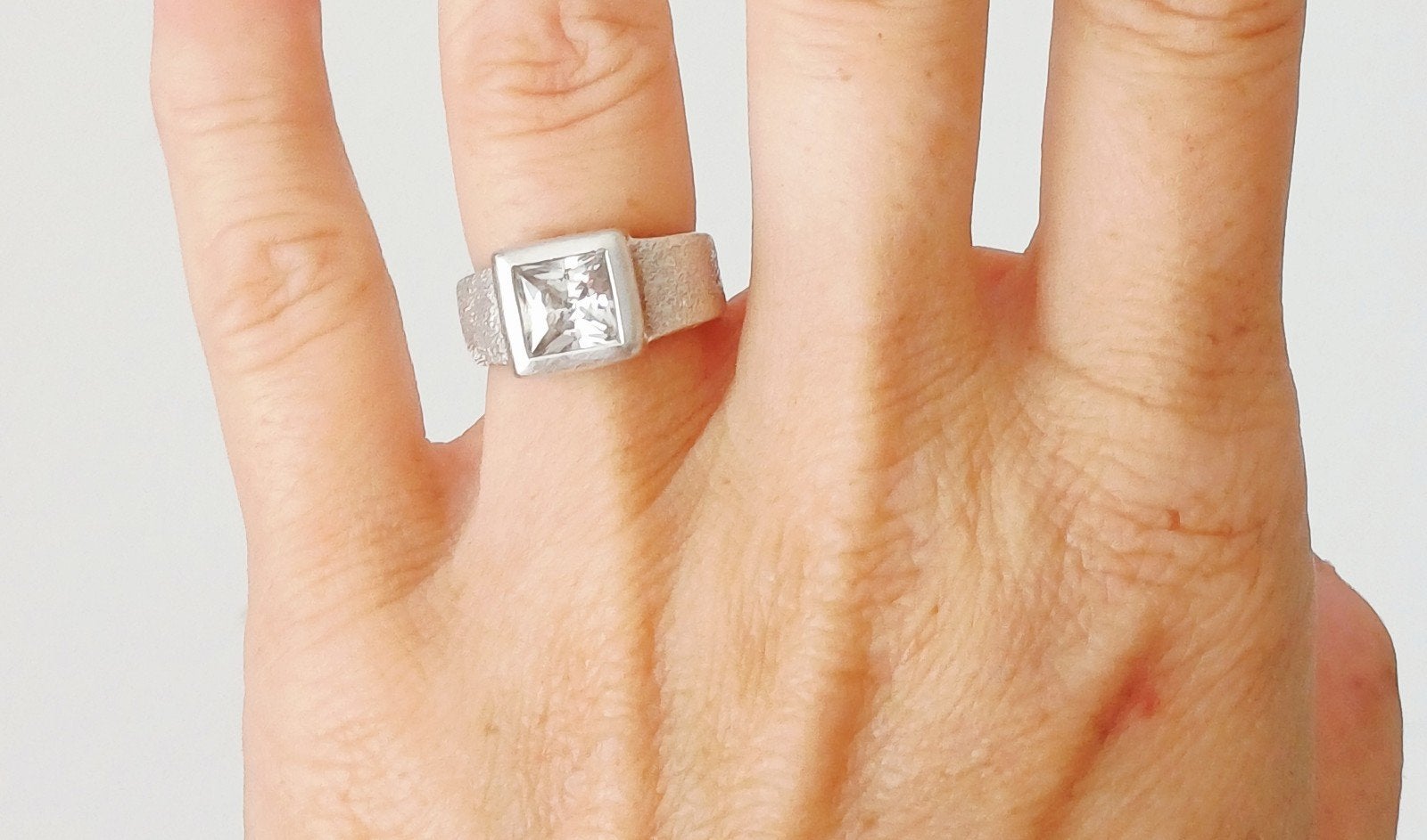 Bague en argent, Bijoux, Sacs & Beauté, Bagues, Enlèvement ou Envoi, Argent, Argent