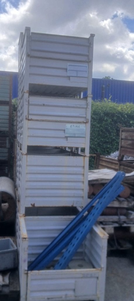 Bac empilable en métal - de rangement - à palettes, Enlèvement, Metalen stapelbakken, Info@timshop.be, Geen idee