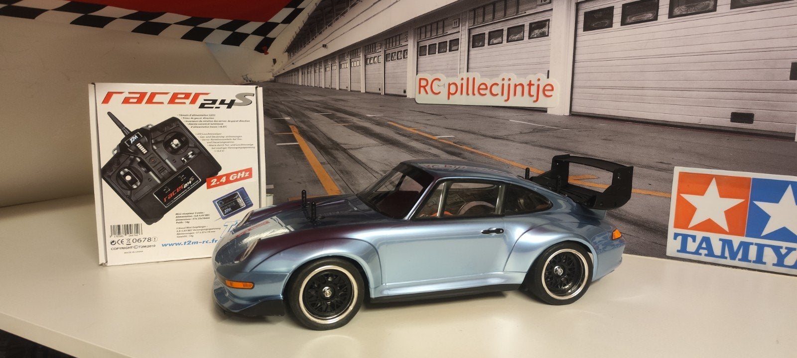 Tamiya Porsche 911 GT2 nieuw, Hobby en Vrije tijd, Modelbouw | Radiografisch | Auto's, Ophalen of Verzenden