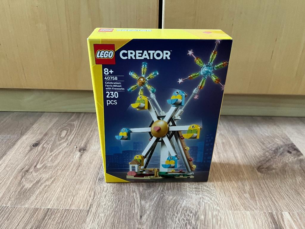 Lego Reuzenrad met vuurwerk 40758, Lego, Nieuw, Ophalen of Verzenden, Compleet
